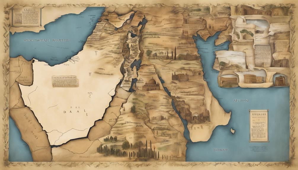 geschichte israels aufgeteilt