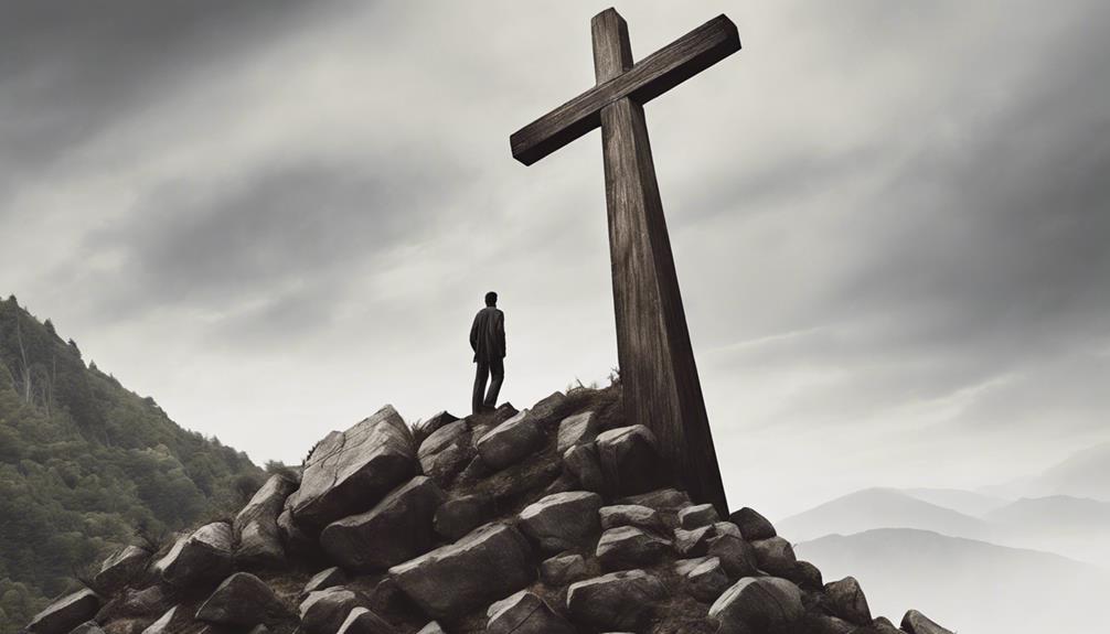 carrying the cross to golgotha