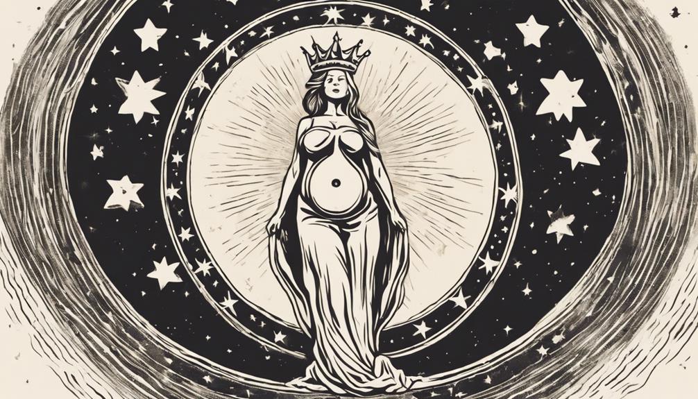 expecting woman with child