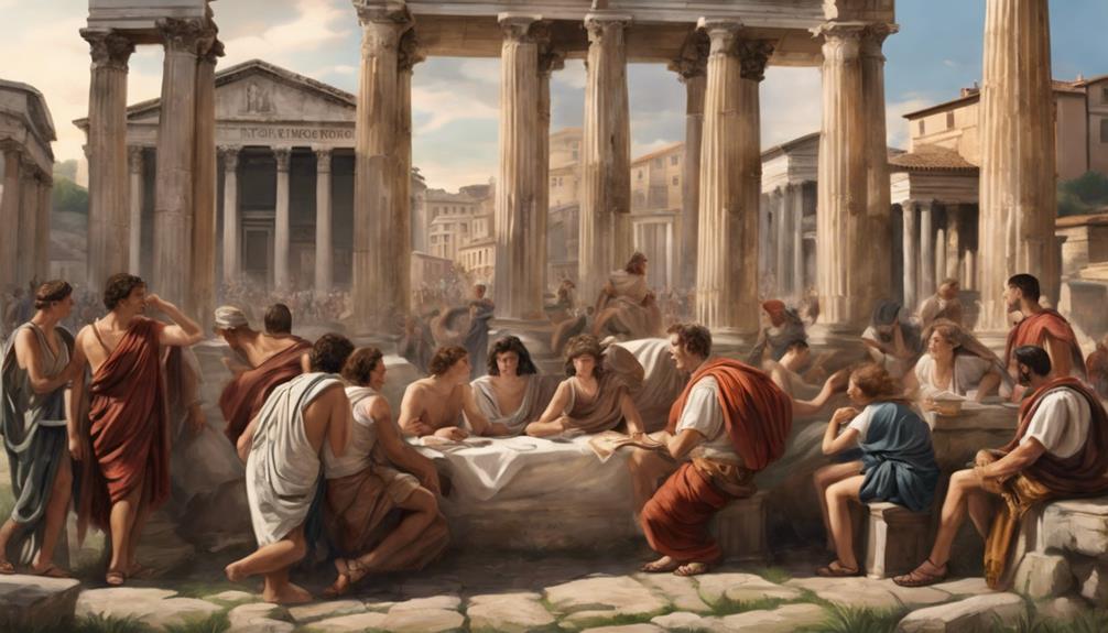 greco roman social norms depicted