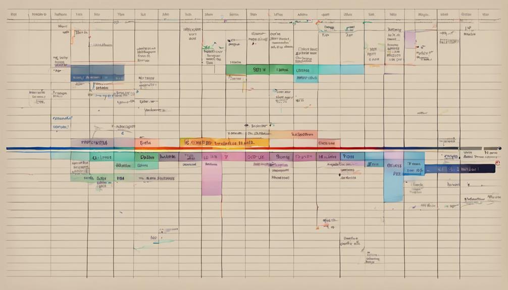 schedule for drafting letters