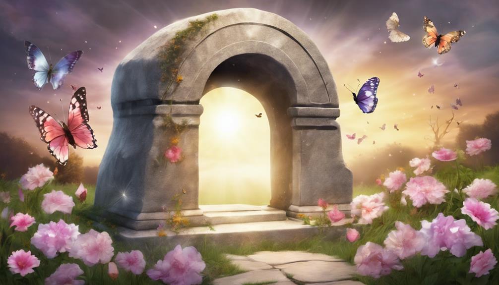 symbolism of resurrection in the grave
