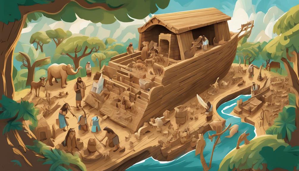 Read more about the article Wie hat Noah die Arche gebaut?