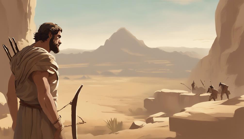 Read more about the article Wie besiegte David Goliath mit einem Stein und Glauben?