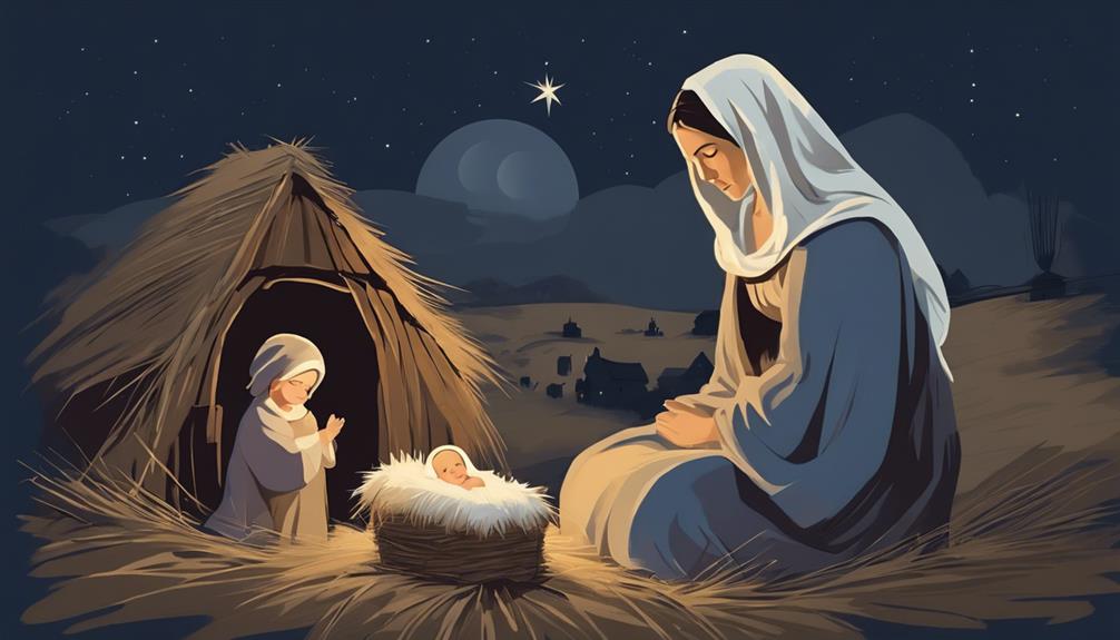 jesus humble beginnings depicted