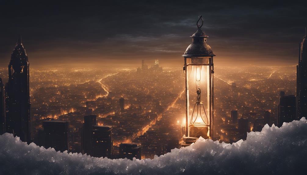 sein licht leuchten lassen
