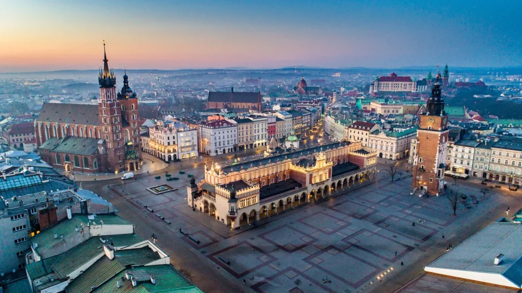 Rynek-Glowny-in-Krakau