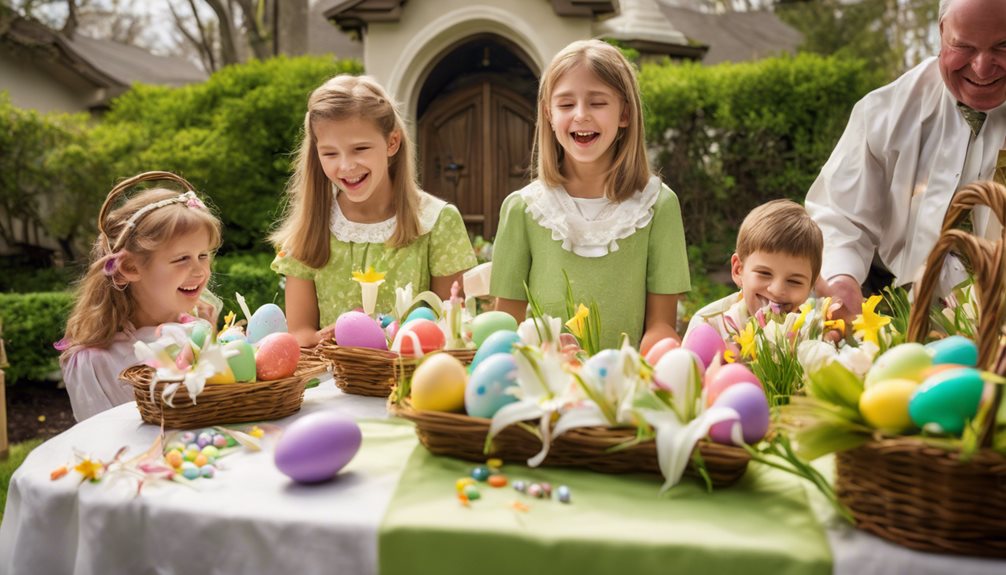 celebrating easter time
